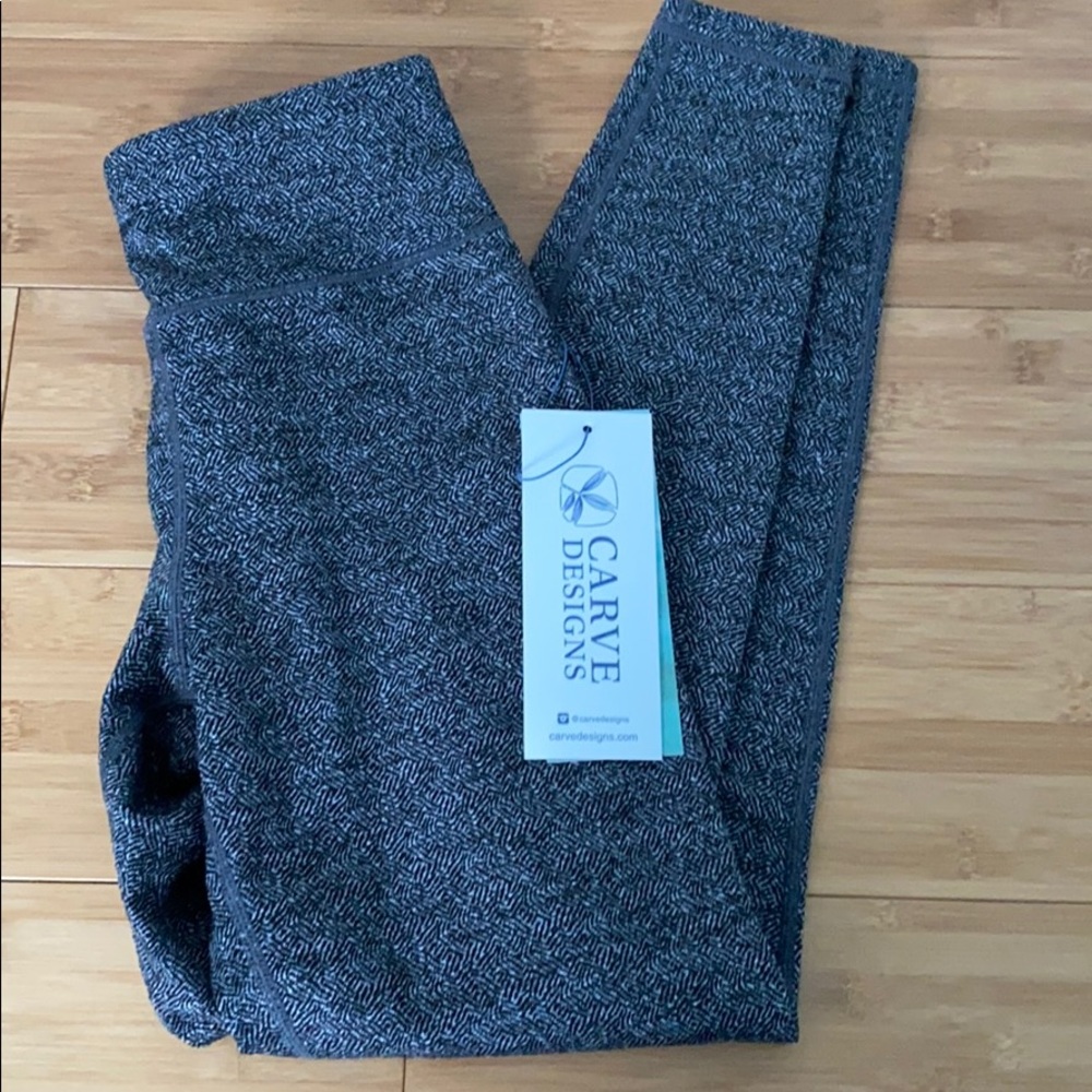 Carve Designs Dakota Tights size XXS black topo